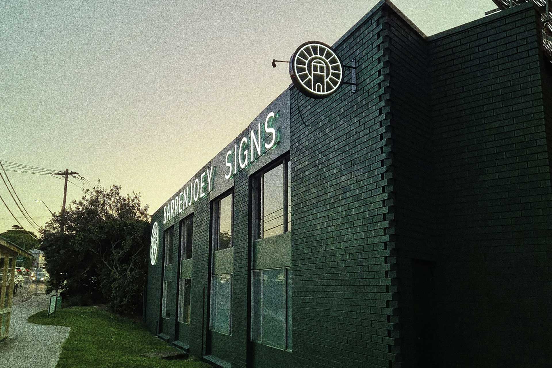 Signage and Branding Studio building Mona Vale